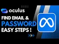 How to Find Your Oculus Email and Password