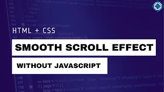 HTML Smooth Scroll Effect WITHOUT JavaScript Techy Pizza