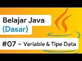 - Variable Tipe Data dan Konversi Tipe Data Java Dasar