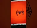 Spider man LOGO using python Turtle