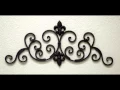 Wrought iron wall decor ideas