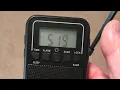 Amazon score W 203 short wave pocket radio