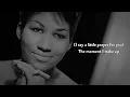 Aretha Franklin - I Say A Little Prayer (Official Lyric Video)