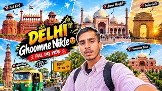 Delhi Ghoomne Nikleš | Red Fort, Jama Masjid, Humayunās Tomb | Full Day Vlog | Sakib Khan Vlogs 05 |