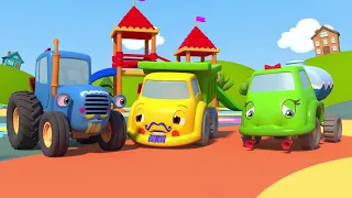 СИНИЙ ТРАКТОР - Грустные машинки (сборник) 🚜 Развивающие мультфильмы для детей