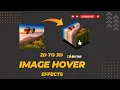How to Create 2D to 3D Image Hover Effects CSS Javascript coderfuel