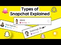 Explain different types of Snap 2023 Snap meaning in Snapchat Different Red blue Purple