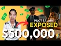 HOW Much I got Paid as an Airline Pilot Pilot SALARY Breakdown