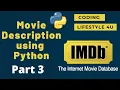 Movie Description Using Python Part 3 Python Project for Absolute Beginners Step by Step