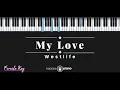 My Love - Westlife (KARAOKE PIANO - FEMALE KEY)