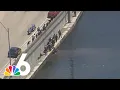 Stolen car suspect jumps into pond to flee officers following police chase in Miami-Dade