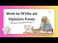 Crafting Opinion Essays for 4th-5th Graders - Finding Your Voice in Writing