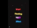 capcut| floating rays text animation| capcut text animation| capcut update| capcut tutorials #capcut