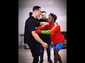 iShowSpeed meets fake Ronaldo then this happens💔💔 #ishowspeed #speedylive ##edit