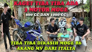 WOW KAGET TIBA TIBA R6 AKANG DIKASIH KE BABANG VIRAL DAN ZX636 2 MOGE SEKALIGUS