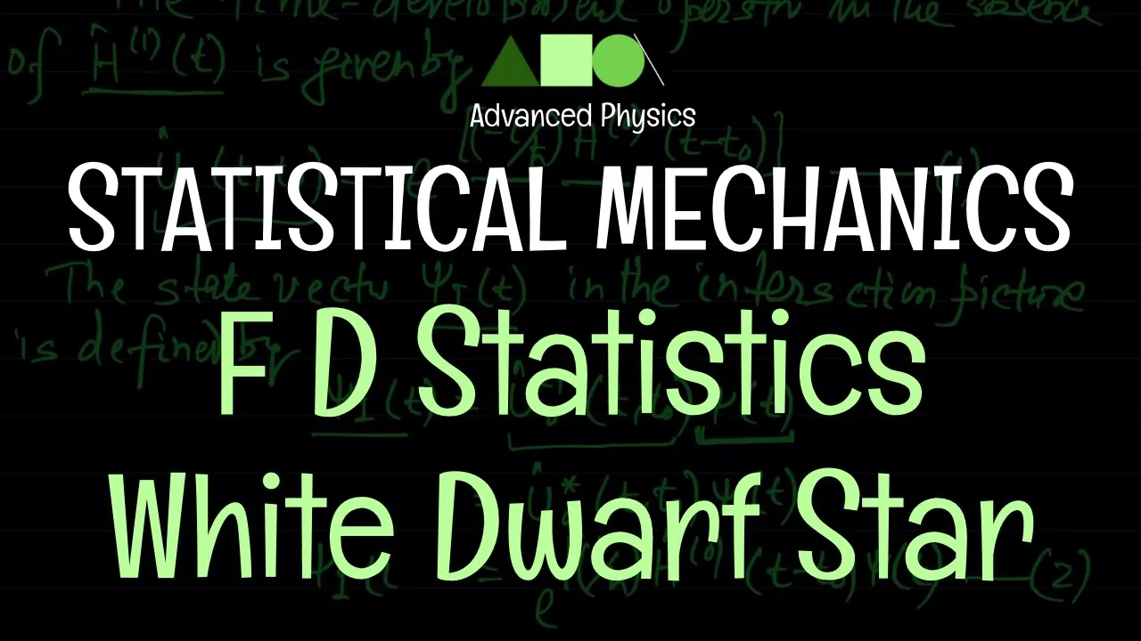 Statistical Mechanics - F D Statistics : White Dwarf Star