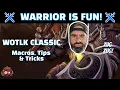 Be a Boss Warrior with One Simple Trick - Mages HATE THIS WOTLK Classic Macros Tips Tricks