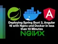 Deploying Spring Boot 3 Angular 16 with Nginx and Docker in less than 10 Minutes