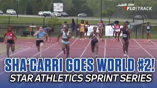 WORLD BY SHA CARRI RICHARDSON Star Athletics Sprint Series