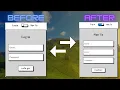 Create Login Sign up Form in Html CSS Click Toggle Change Form Login to Sign up