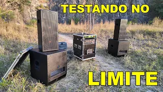 TESTANDO TODO O PODER DO NOSSO P.A CASEIRO