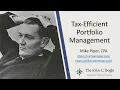 Bogleheads University 101 2023 - Minimizing Taxes on Your Investments with Mike Piper