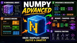 NumPy Advanced Tutorial Broadcasting Indexing Array Operations