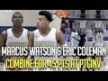 MARCUS WATSON ERIC COLEMAN COMBINE FOR 45 PTS AT PEACHTREE CORNERS INVITATIONAL
