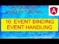 Angular event binding example Event binding list Part 10