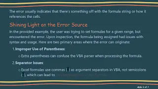 Understanding And Resolving Run Time Error 1004 In Excel VBA 