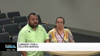 St Lucie County Code Enforcement Special Magistrate Hearing April 1 2026