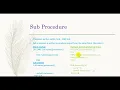 Modular Programming I