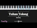 Download Lagu Tuhan Tolong - Derby (KARAOKE PIANO - FEMALE KEY)