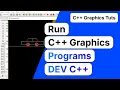 How to run graphics Program in dev C Graphics in C