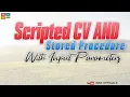 Scripted CV and Stored Procedure with Input Parameter in SAP HANA