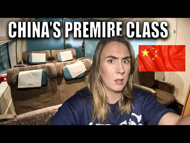 Our First Time in China’s Premier Class 🚄🇨🇳