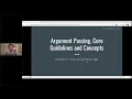 Roi Barkan Argument passing Core guidelines and concepts