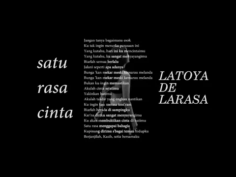 Download MP3 SATU RASA CINTA - ARIEF ( COVER BY LATOYA DE LARASA )