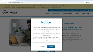 Step-by-Step Paying Online for SB Express Lanes on I-10 FasTrak Walkthrough