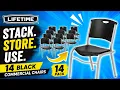 Lifetime 82830 Stacking Chairs Comfort Durability and Versatility