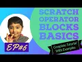 Operators Blocks for beginners in MIT Scratch in an EASY and SIMPLE TUTORIAL EP