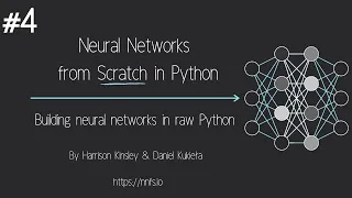Neural Networks from Scratch - P 4 Batches Layers and Objects