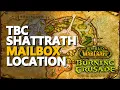 Shattrath Mail Location WoW TBC Mailbox