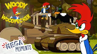 Woody Vs Buzz! | Woody Woodpecker | Full Episodes | Mega Moments