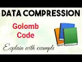 Golomb code in data with example