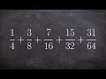How to write the rule of a sum in sigma notation
