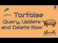 Read update and delete data of database with Tortoise ORM Database ORM framework of Python