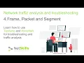 4 Network traffic analysis and troubleshooting Frame Packet Segment