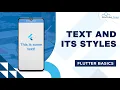 Flutter Widgets Flutter Text and its Styles Widgets Complete Guide Hindi