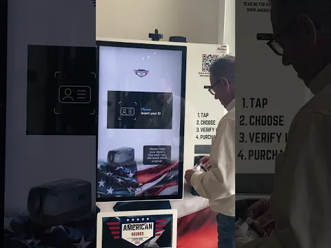 How Easy Is It To Purchase Ammo w/ The @americanrounds A.I. Powered Retail Vending Machine… - YouTube thumbnail